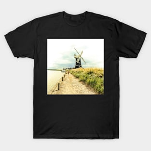 Windmill, Norfolk Broads T-Shirt